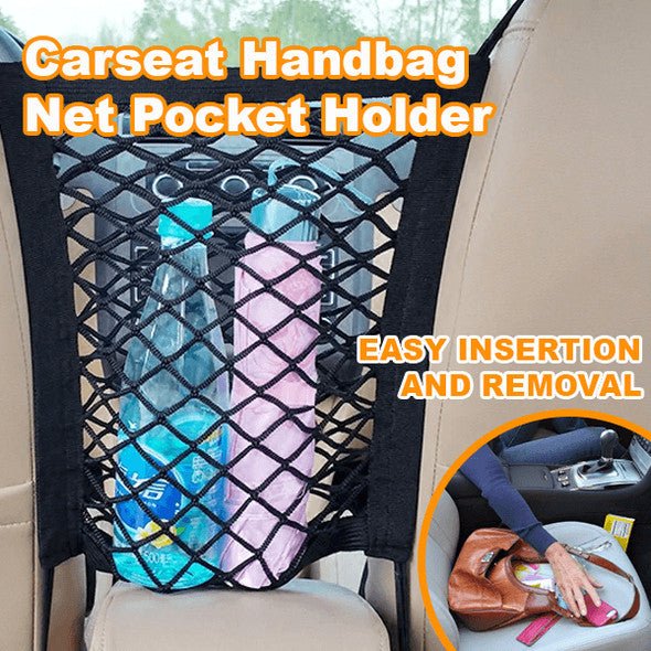 Car Interior Trunk Seat Back Elastic Mesh Net - Lozenza