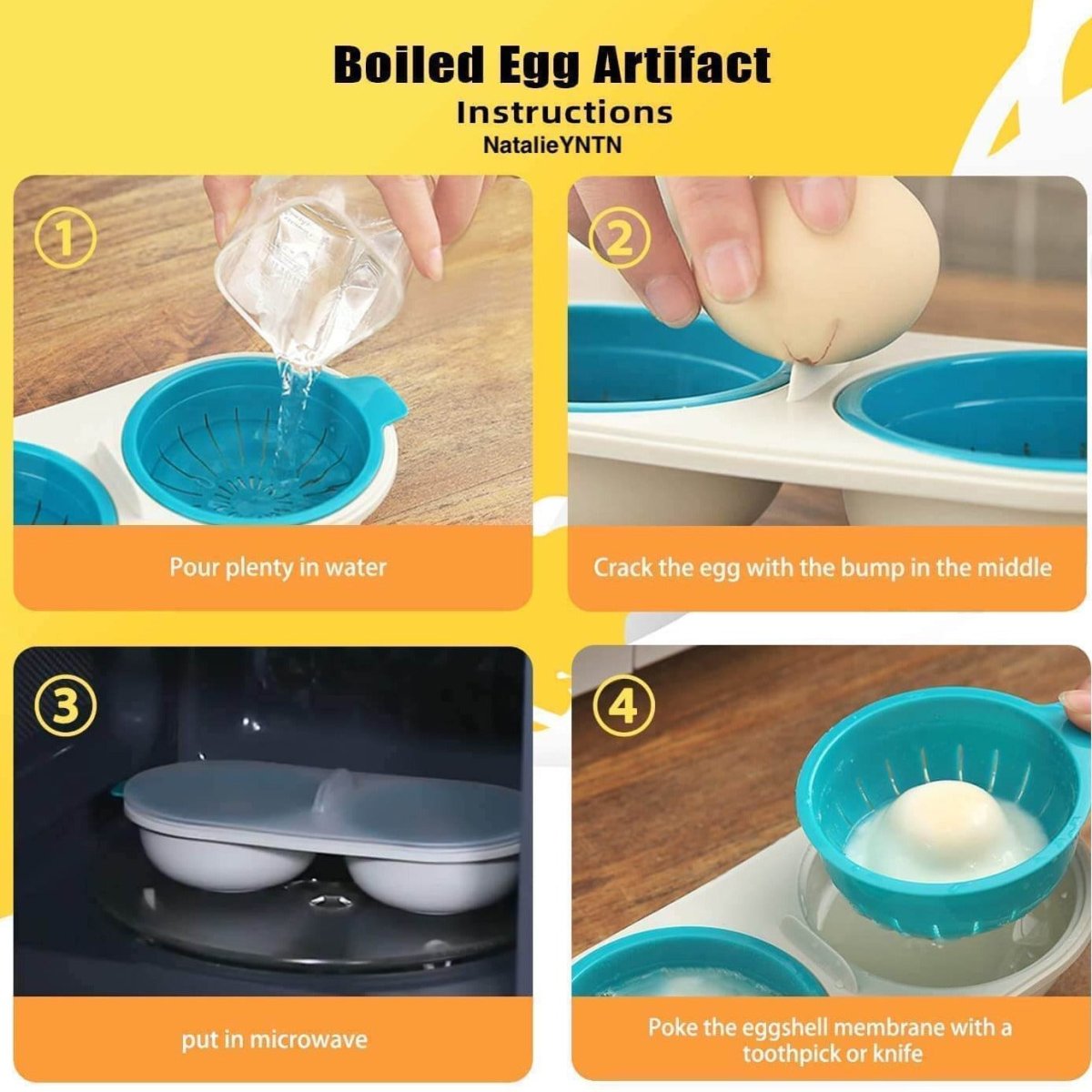 Egg Poacher™️ | Mikrowellen-Eierkocher - Lozenza