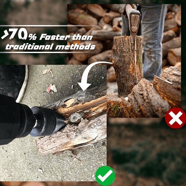 Firewood Drill Bit™️ Brennholz Bohrer - Lozenza